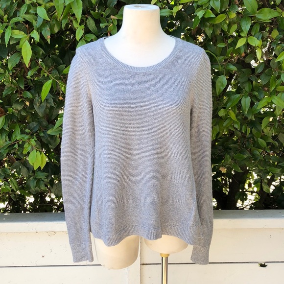 Madewell Sweaters - Madewell Gray Knit Pullover Sweater